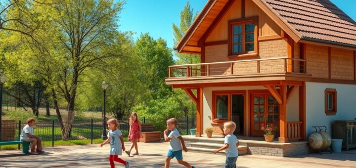 ikdms.ru|Детская площадка на участке деревянного дома